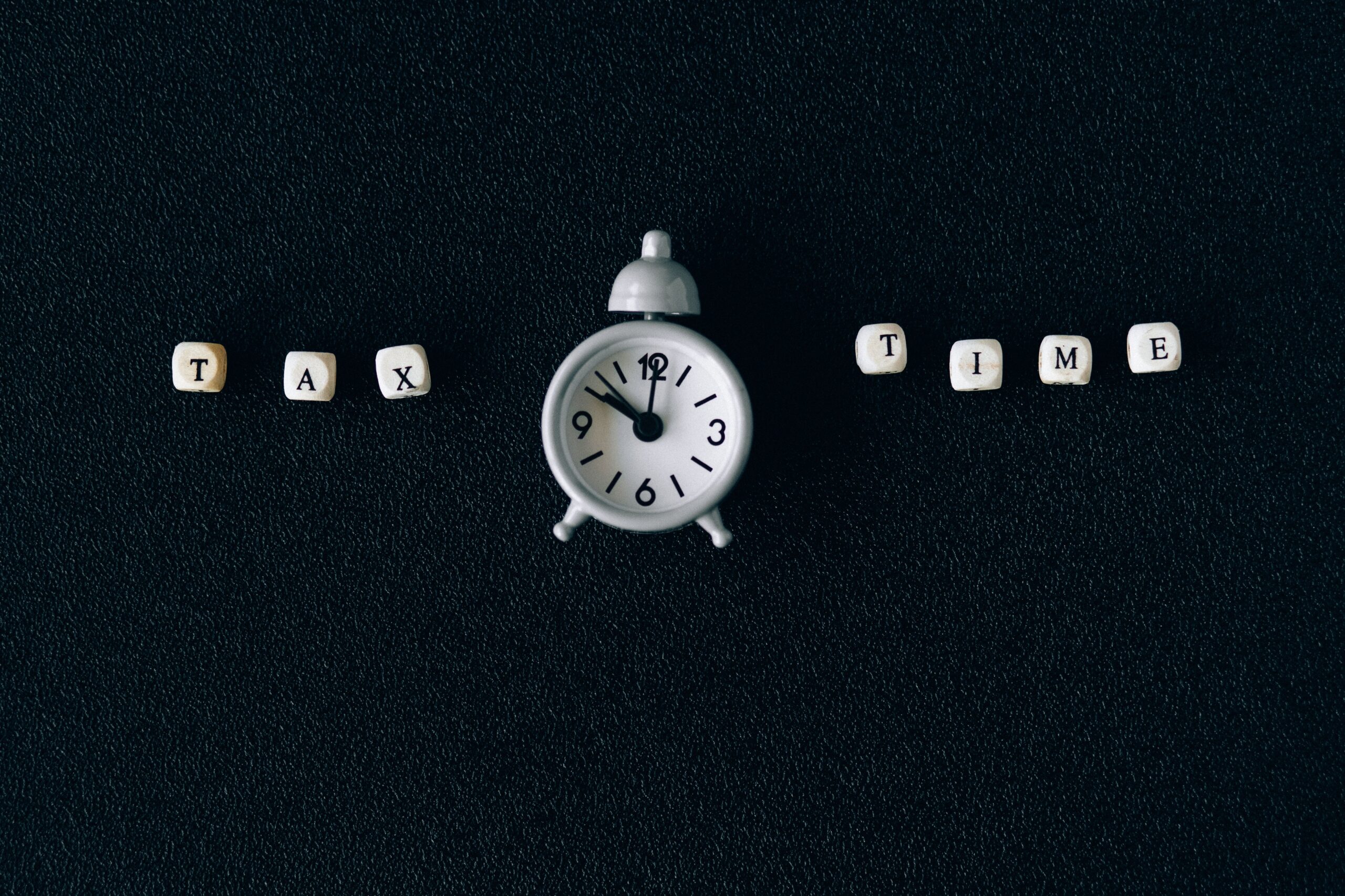 a clock is alarming tax extension time